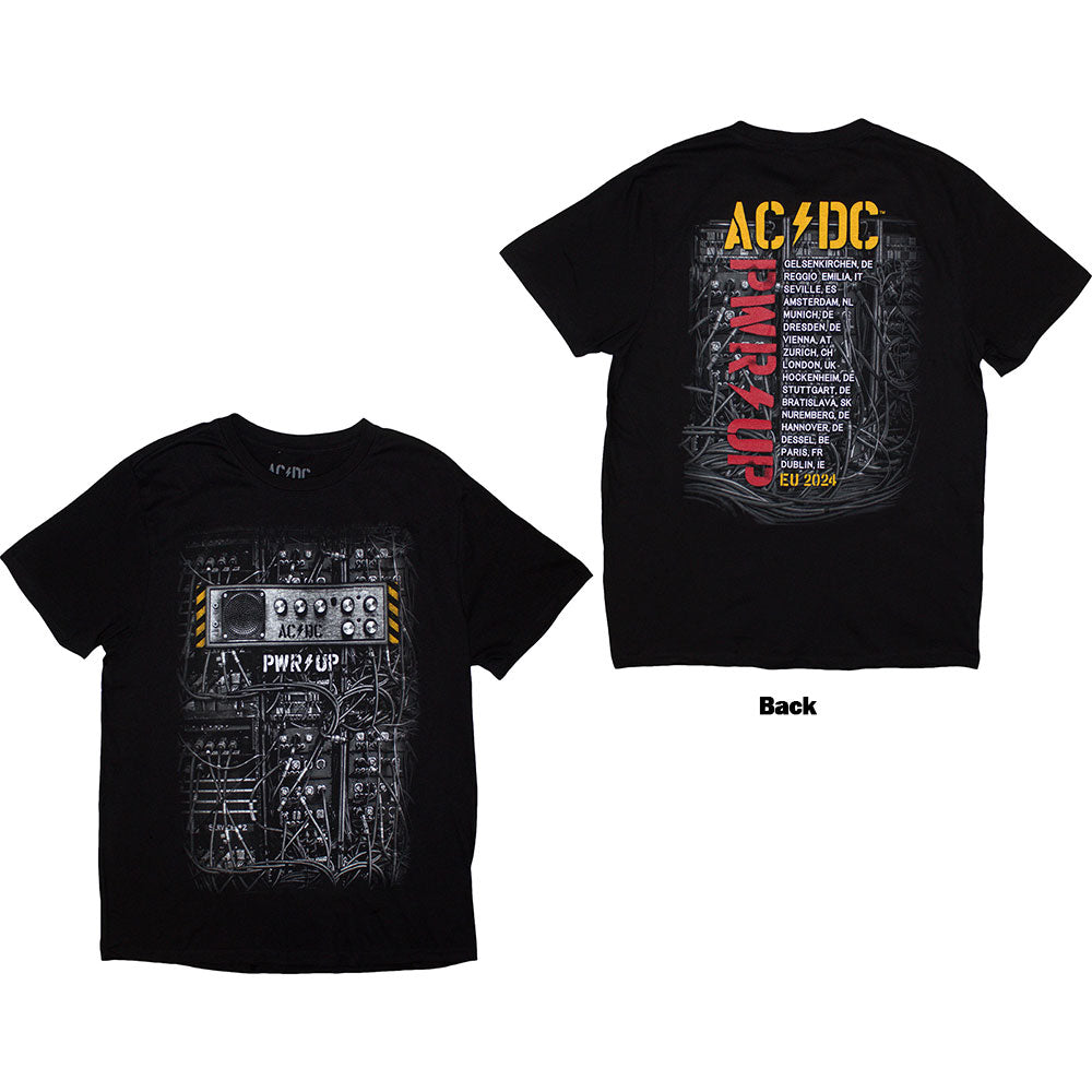 AC/DC Control Wires PWR-UP EU Tour '24 [T-Shirt] Black