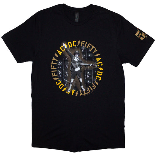 AC/DC Fifty Angus Repeat [T-Shirt] Black