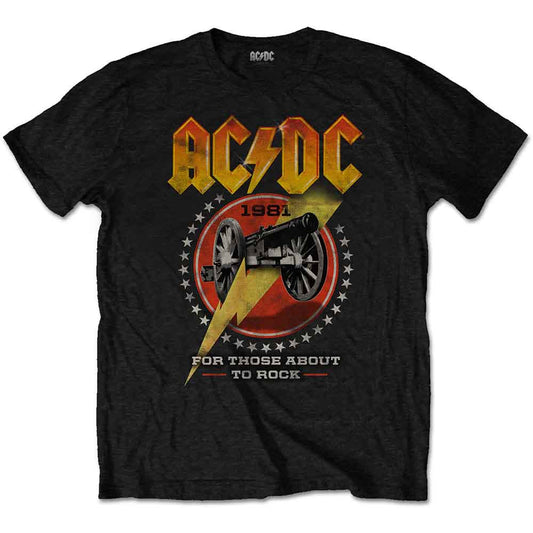 AC/DC For Those About To Rock 81 [T-Shirt] Black