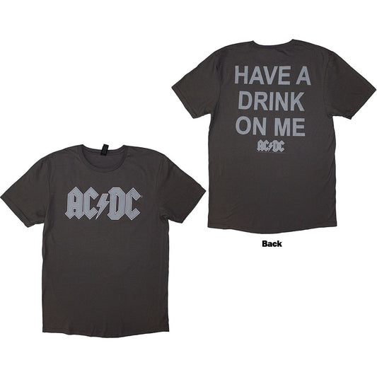 AC/DC Have A Drink On Me [T-Shirt] Grey