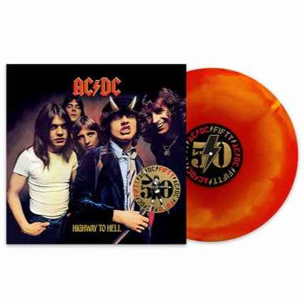 Highway To Hell: 50th Anniversary (Limited Edition, Hellfire Marble Colored Vinyl) [Vinyl]