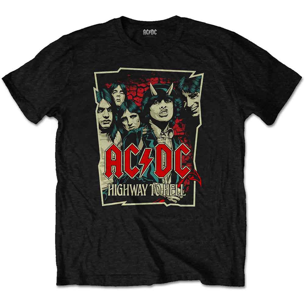 AC/DC Highway To Hell Sketch [T-Shirt] - Rock Band Apparel