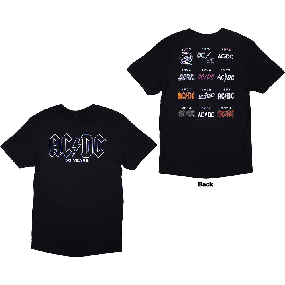 AC/DC History Logo [T-Shirt] Black
