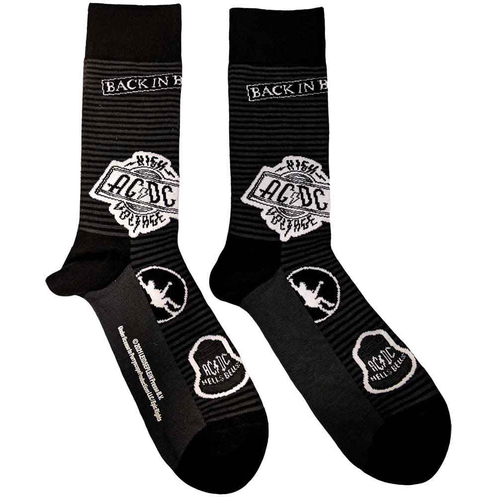 AC/DC Icons [Socks] Black
