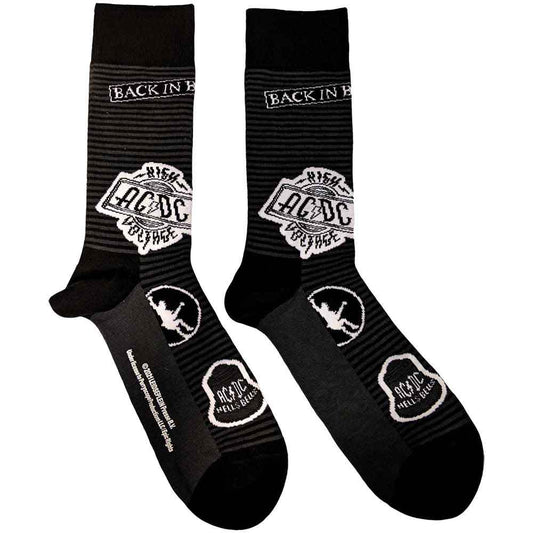 AC/DC Icons [Socks] Black
