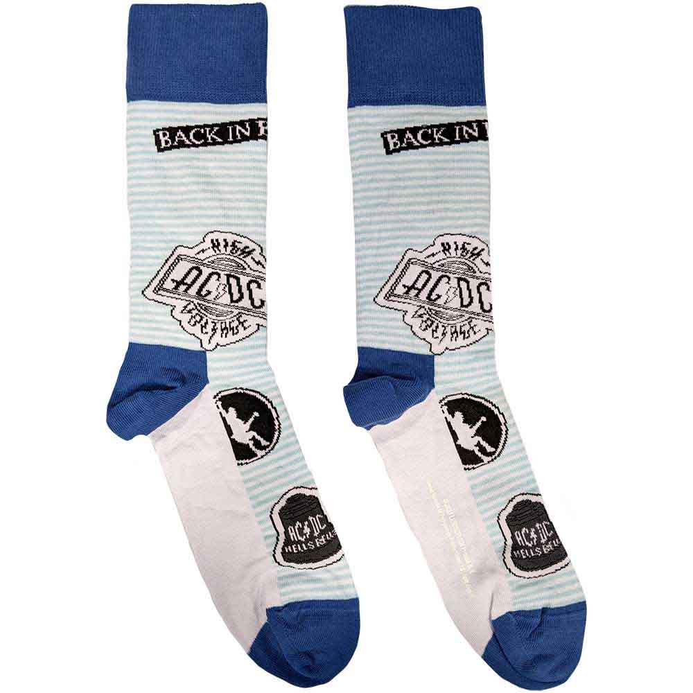 AC/DC Icons [Socks] Blue