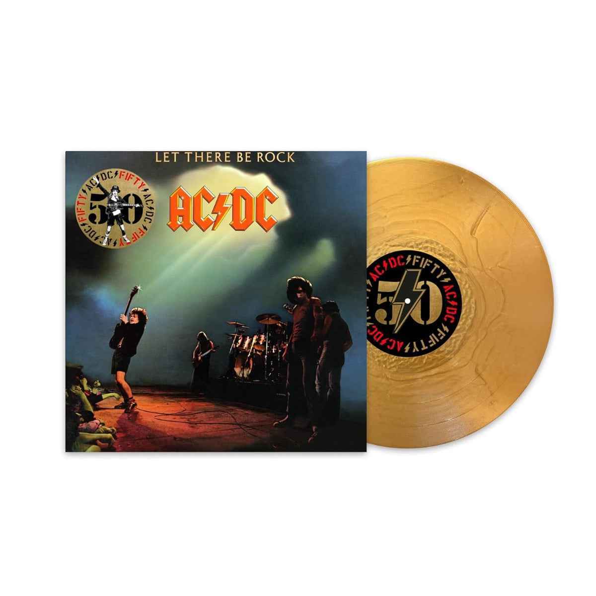 AC/DC - Let There Be Rock (50th Anniversary Edition, Gold Color Vinyl) [Vinyl]