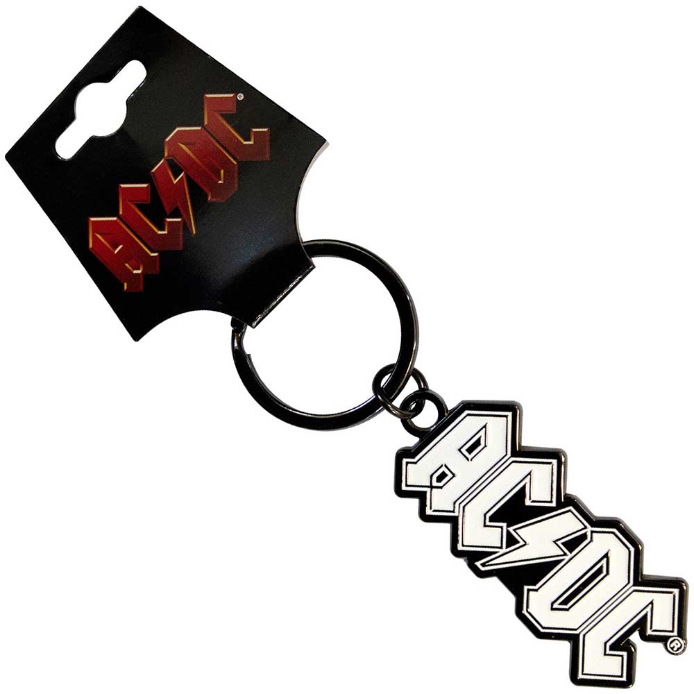 AC/DC Logo Mono [Keychain] - Rock Band Apparel