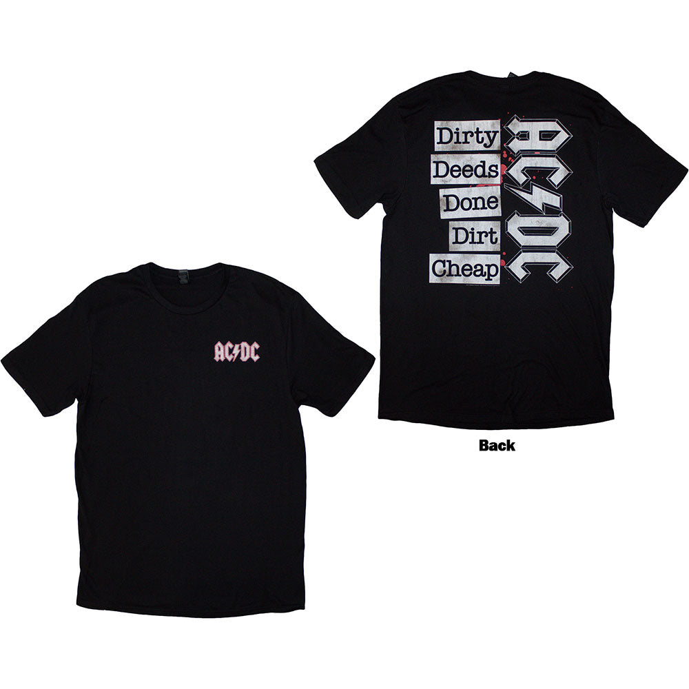 AC/DC Mini Logo / Dirty Deeds [T-Shirt] Black