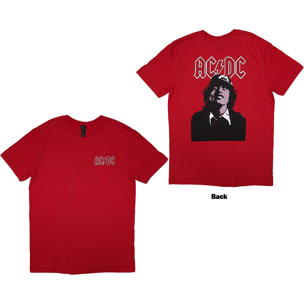 AC/DC Mini Logo / Lock Up Your Daughters [T-Shirt] Red
