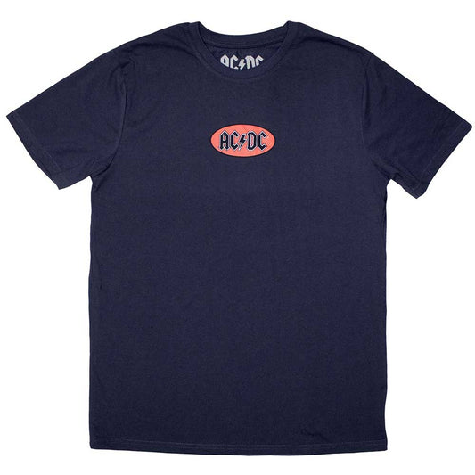 AC/DC Mini Oval Logo [T-Shirt] Blue
