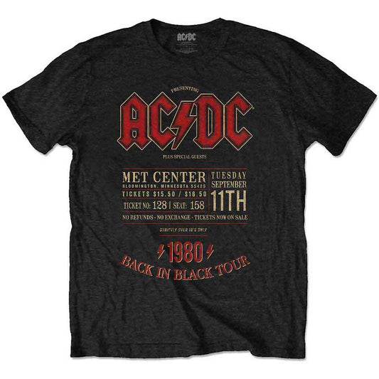AC/DC Minnesota '80 [] Black
