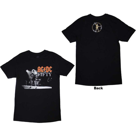AC/DC On Stage Fifty [T-Shirt] Black