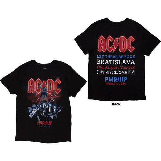 AC/DC PWR-UP Bratislava '24 [T-Shirt] Black