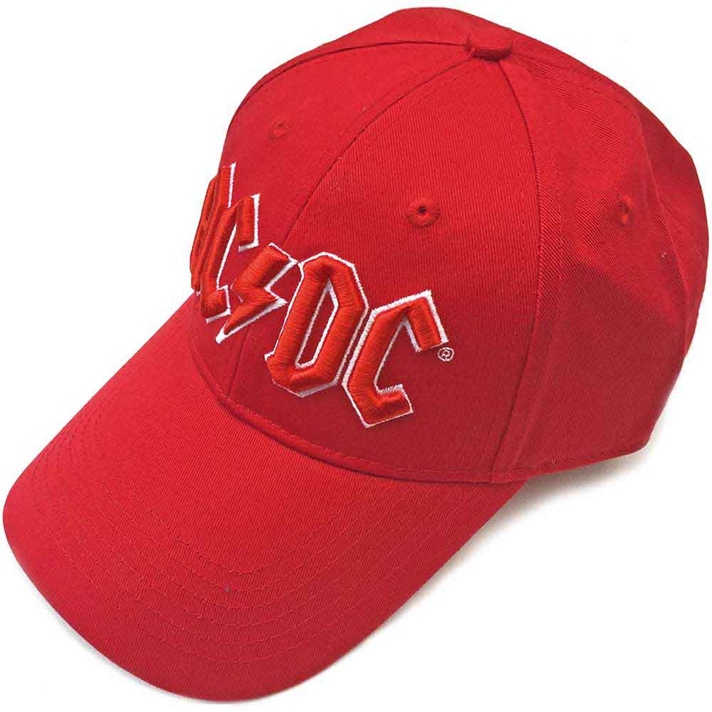 AC/DC Red Logo [Hat] - Rock Band Apparel