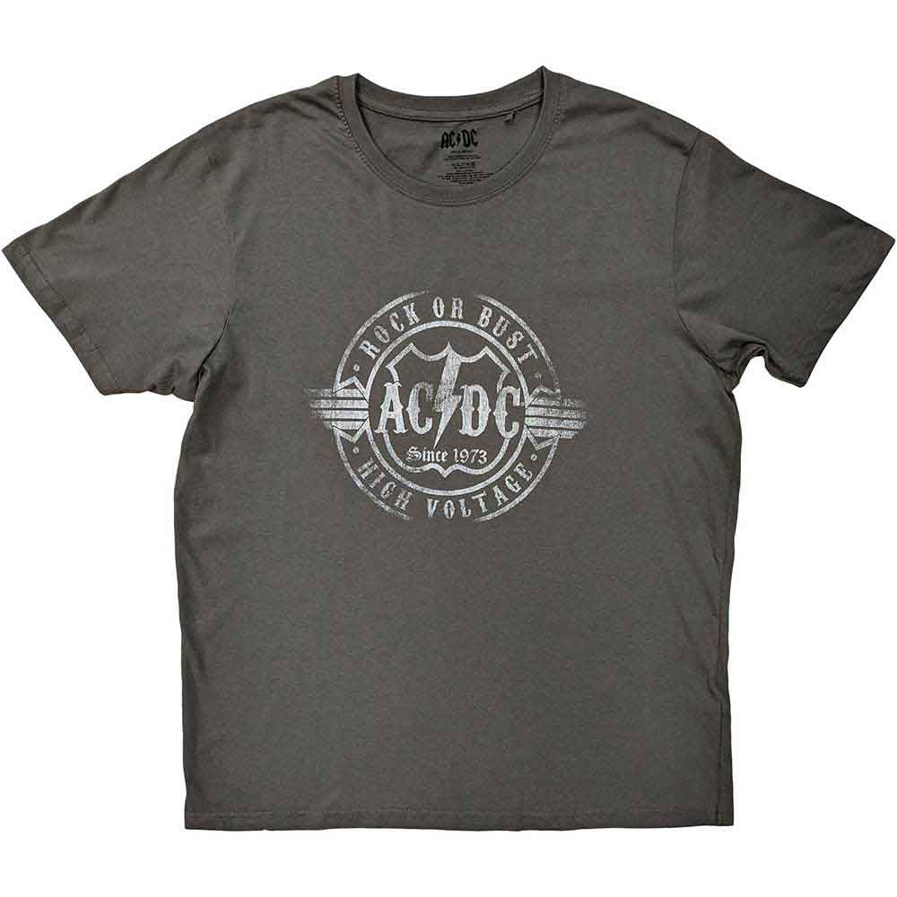 AC/DC Rock or Bust [T-Shirt] Grey