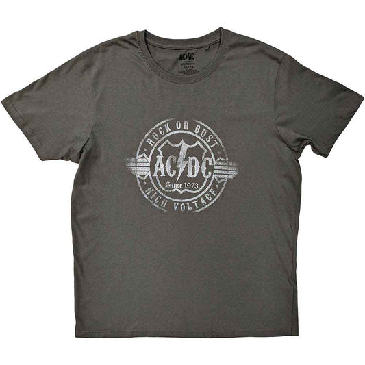 AC/DC Rock or Bust [T-Shirt] Grey