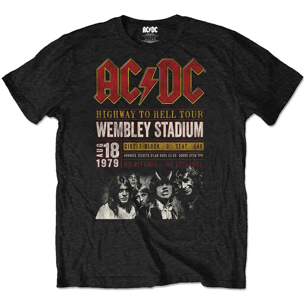 AC/DC Wembley '79 [T-Shirt] Black