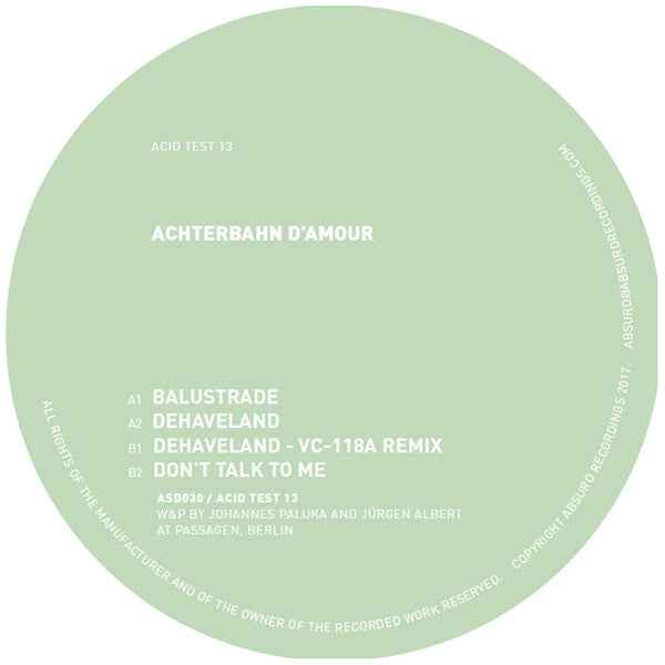 ACHTERBAHN D'AMOUR - Acid Test 13 [Vinyl]