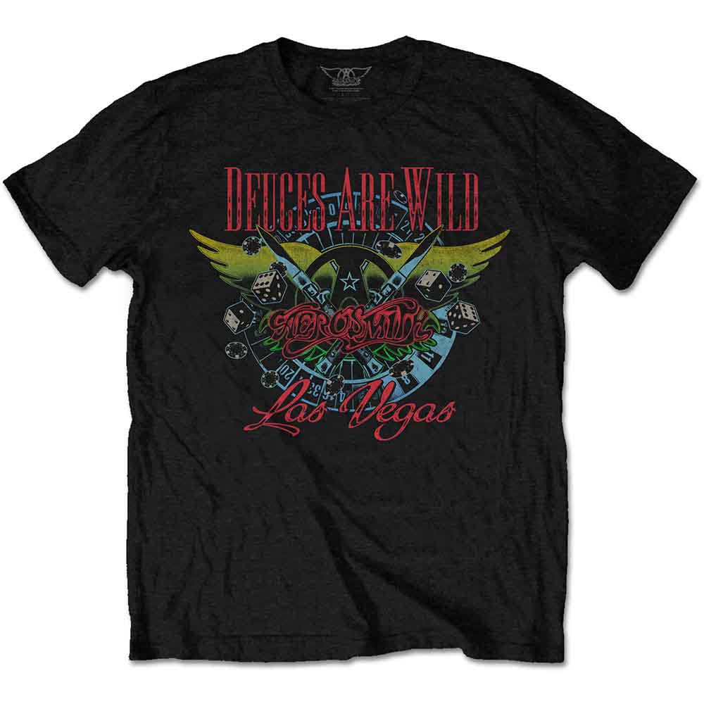 Aerosmith Deuces Are Wild, Vegas [T-Shirt] - Rock Band Apparel