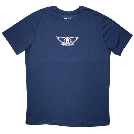 Aerosmith Mini Wings Logo [T-Shirt] Blue