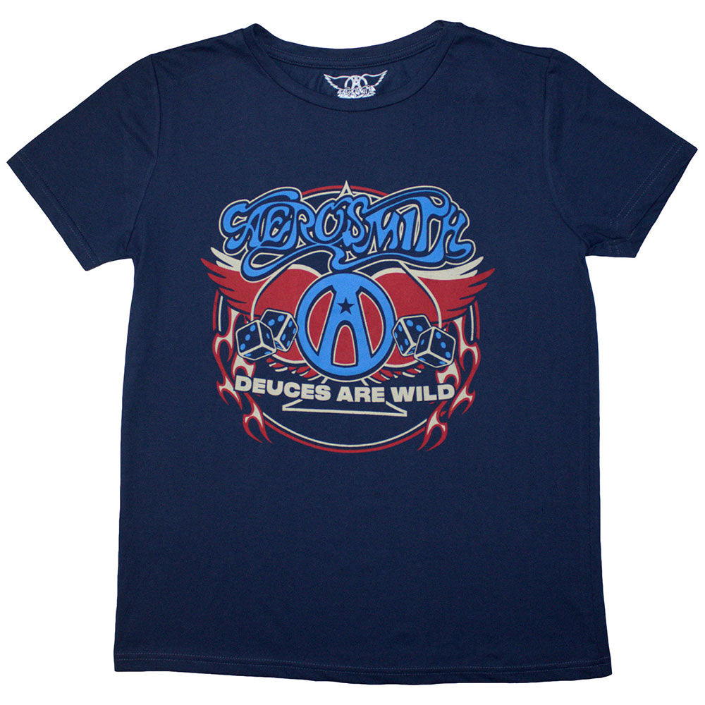Aerosmith Rainbow Spade [T-Shirt] Blue