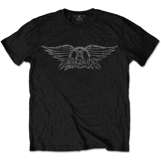 Aerosmith Vintage Logo [T-Shirt] Black