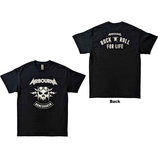 Airbourne R 'n' R Boneshaker [T-Shirt] - Rock Band Apparel