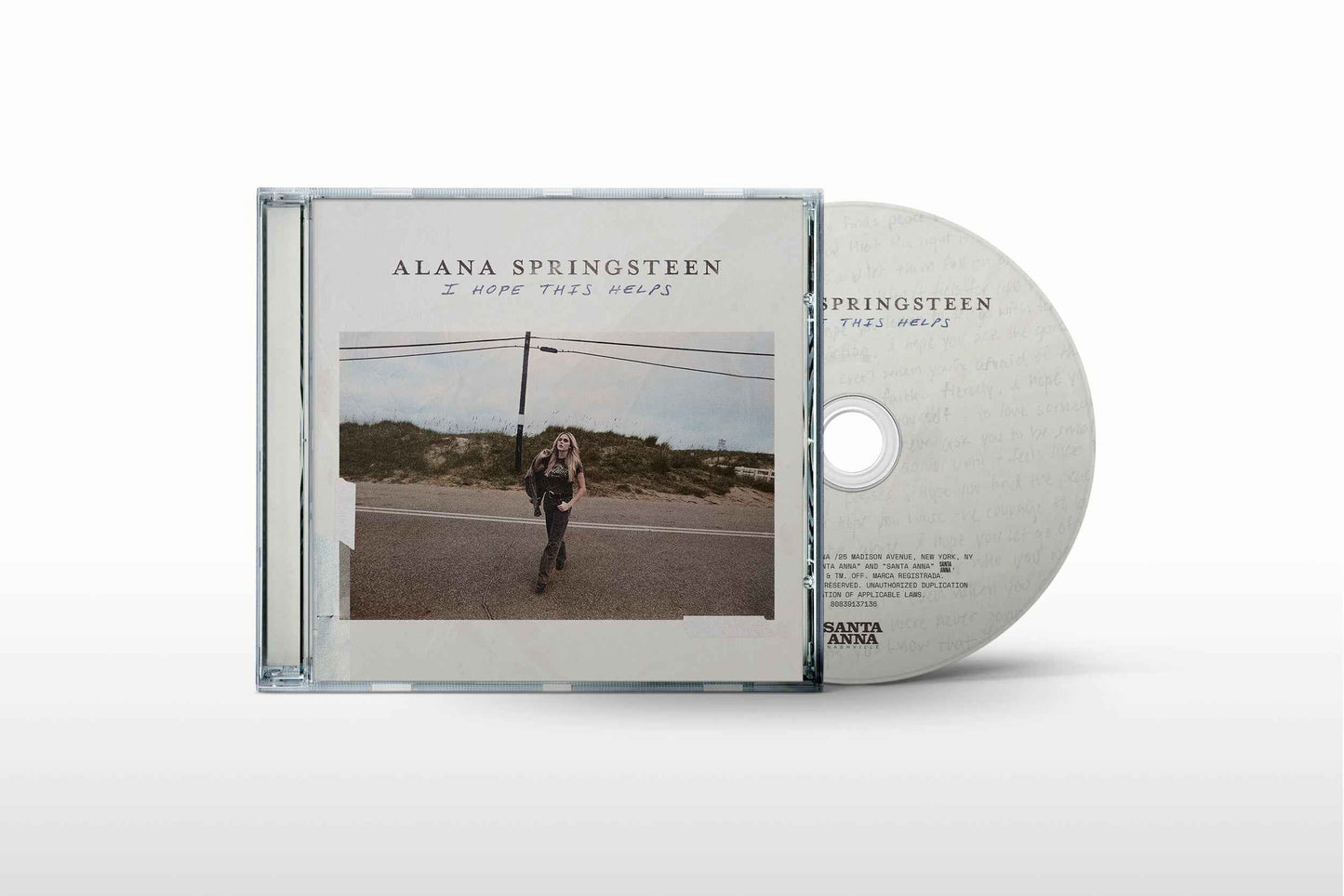 Alana Springsteen - I Hope This Helps (Signed CD) [CD]