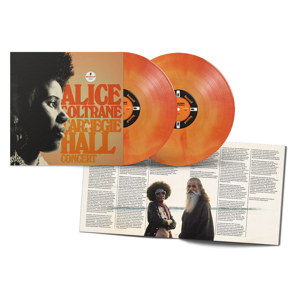 Alice Coltrane - The Carnegie Hall Concert (Limited Edition, Opaque Galaxy Orange Colored Vinyl) (2 Lp's) [Vinyl]