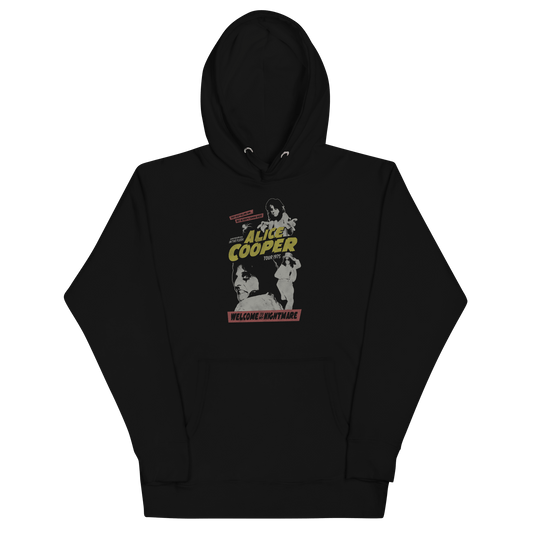 Alice Cooper - 1975 Tour Vintage Hoodie