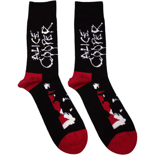 Alice Cooper Face [Socks] - Rock Band Apparel