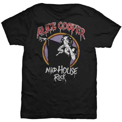 Alice Cooper Mad House Rock [T-Shirt] - Rock Band Apparel