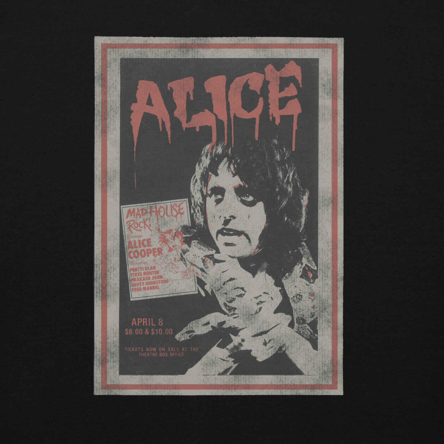 Alice Cooper - Madhouse Vintage Hoodie
