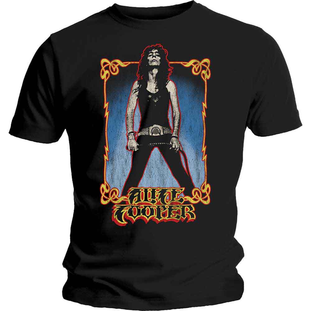 Alice Cooper Vintage Whip Washed [T-Shirt] - Rock Band Apparel