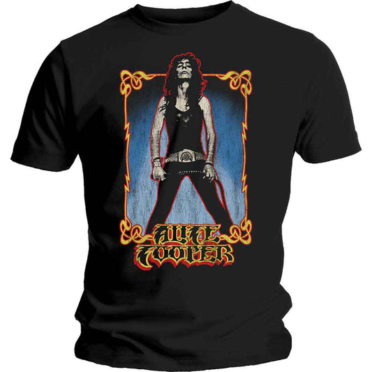 Alice Cooper Vintage Whip Washed [T-Shirt] - Rock Band Apparel