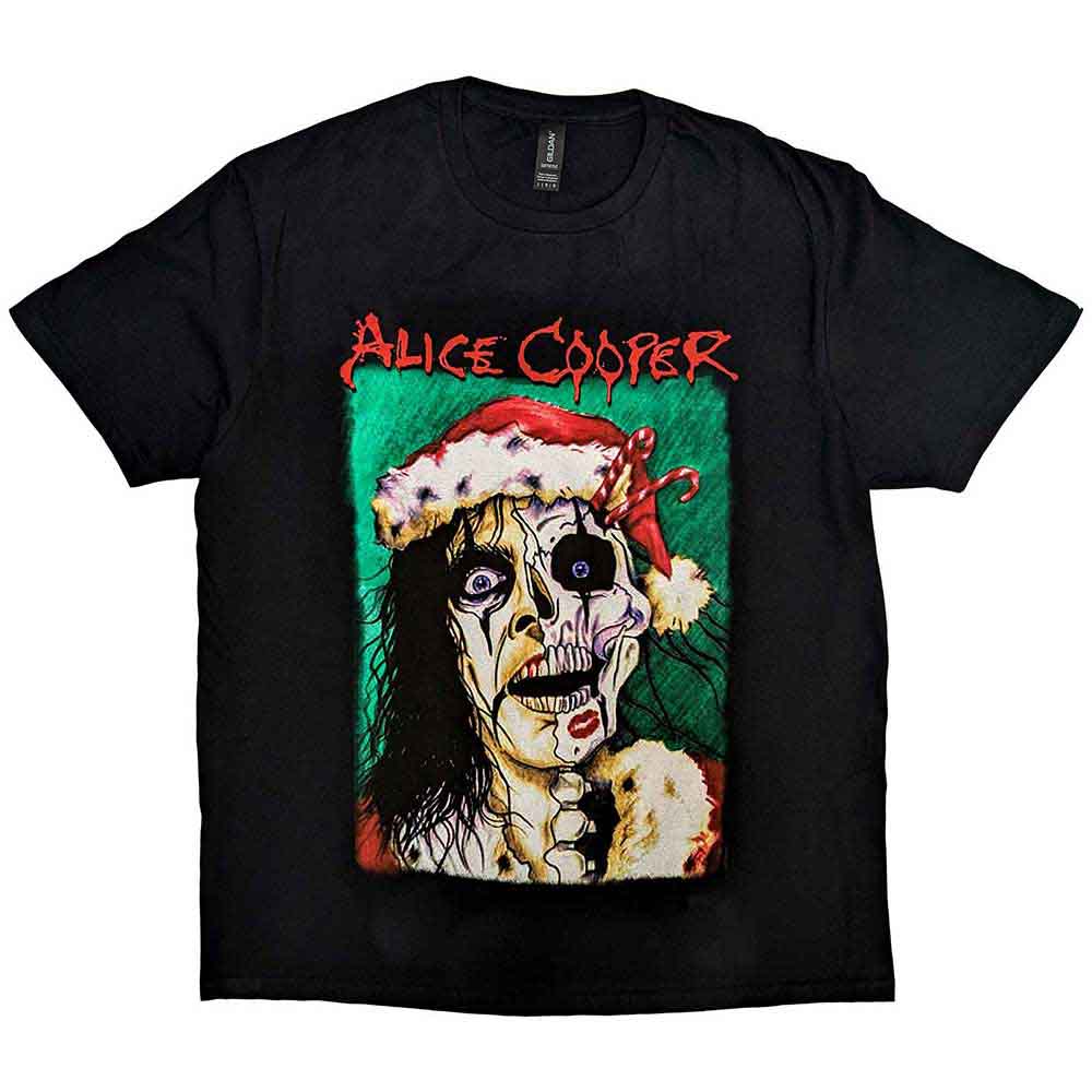 Alice Cooper Xmas Card [] Black