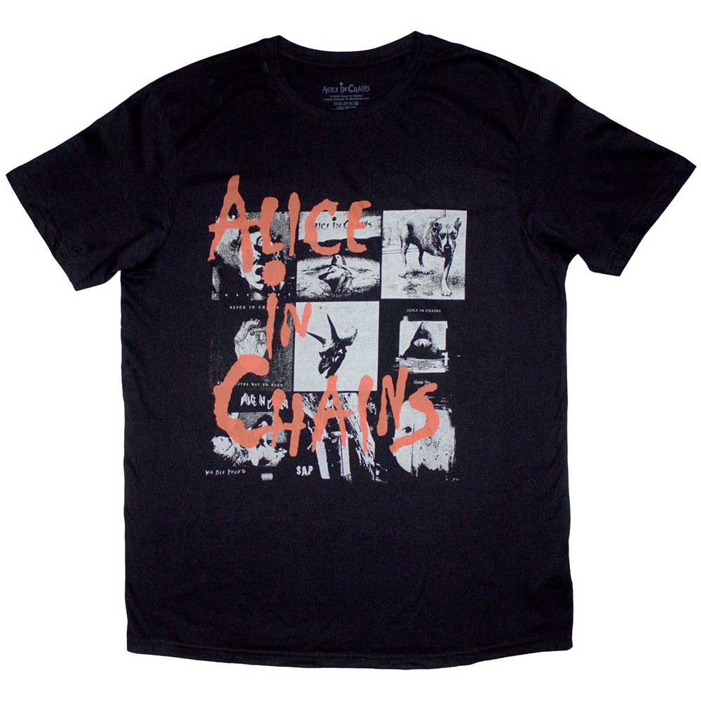 Alice In Chains Albums Montage [T-Shirt] Black