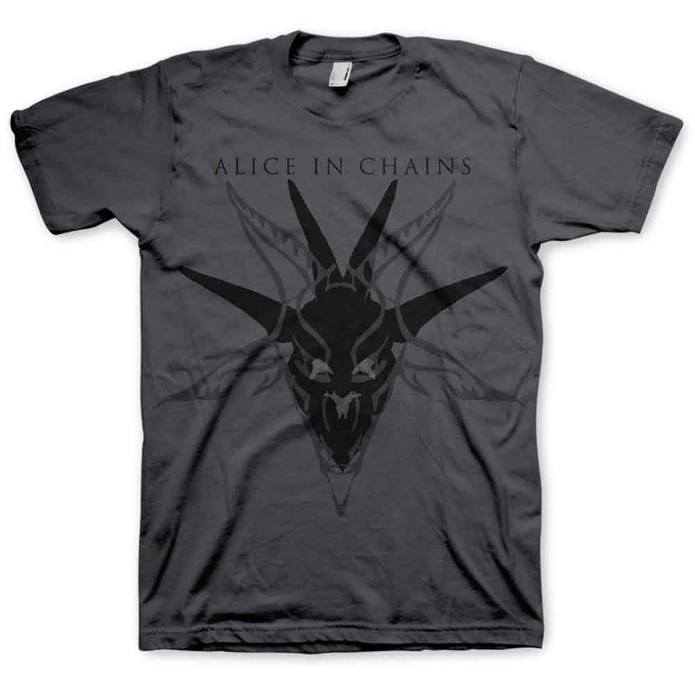 Alice In Chains Black Skull [T-Shirt] Grey