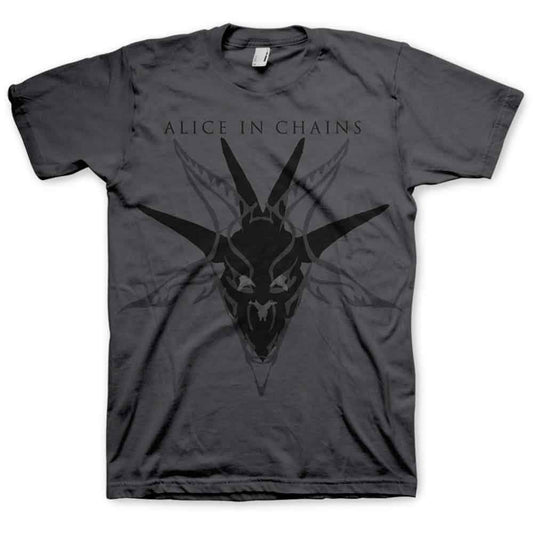 Alice In Chains Black Skull [T-Shirt] - Rock Band Apparel