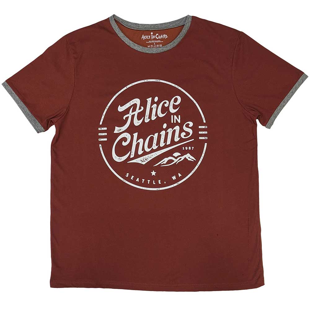 Alice In Chains Circle Emblem [] Red