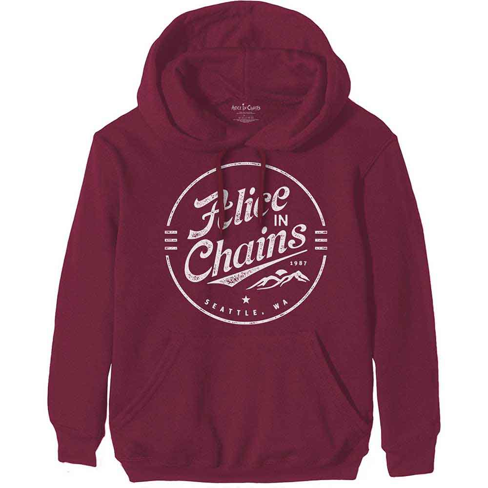 Alice In Chains Circle Emblem [Sweatshirt] Red