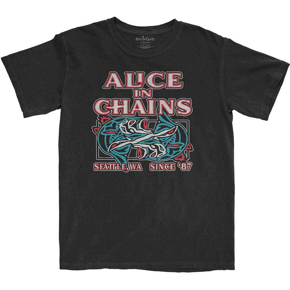 Alice In Chains Totem Fish [T-Shirt] Black