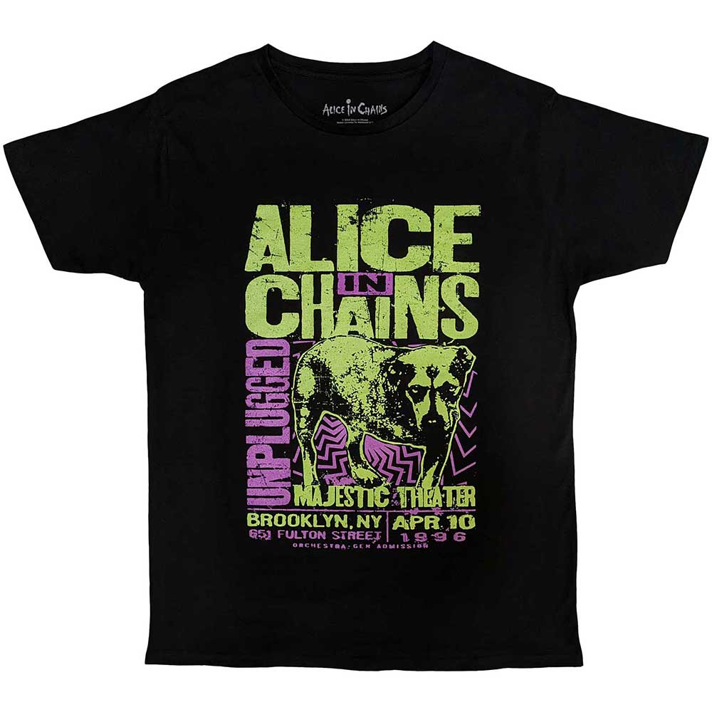 Alice In Chains Unplugged Dog [T-Shirt] Black