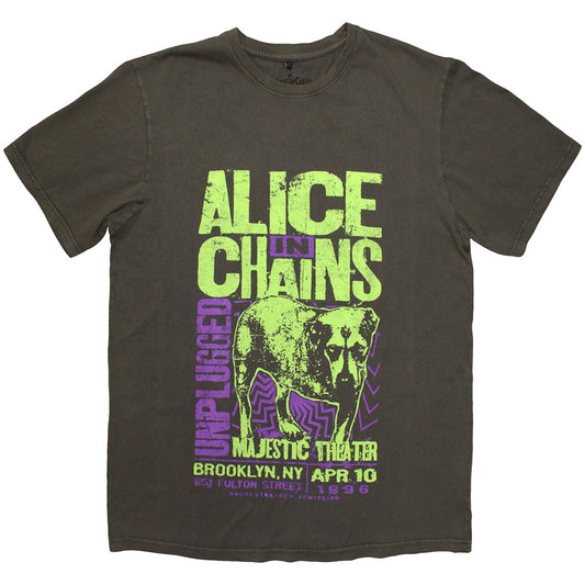 Alice In Chains Unplugged Dog [T-Shirt] Grey