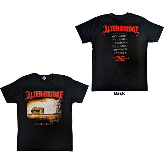 Alter Bridge Fortress 2014 Tour Dates [T-Shirt] - Rock Band Apparel