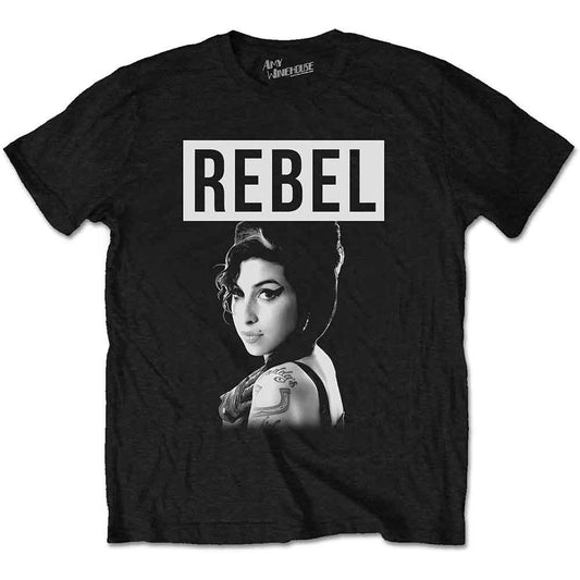 Amy Winehouse Rebel [T-Shirt] - Rock Band Apparel