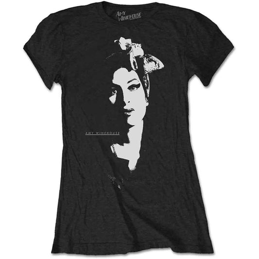 Amy Winehouse Scarf Portrait [T-Shirt] - Rock Band Apparel