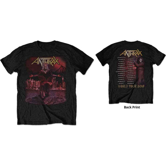 Anthrax Bloody Eagle World Tour 2018 [T-Shirt] - Rock Band Apparel