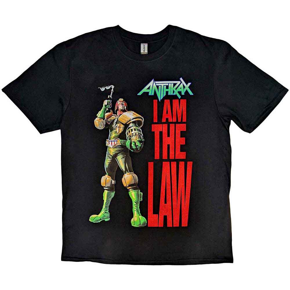 Anthrax I am the Law [T-Shirt] - Rock Band Apparel